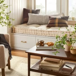 14"x36" Diamond Jacquard Lumbar Bed Pillow - Hearth & Handâ„¢ With Magnolia