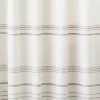 Engineered Hem Stripes Curtain Panel Cream/Gray - Hearth & Hand™ With Magnolia