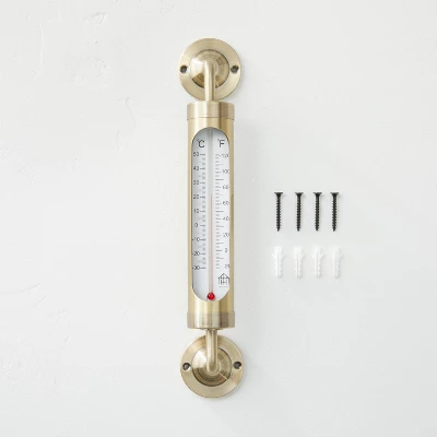 Brass Outdoor Weather Thermometer - Hearth & Handâ„¢ With Magnolia - Image 2
