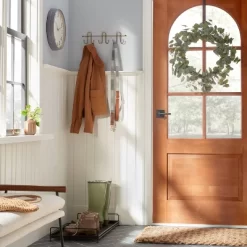 16" Multi-Prong Metal Wall Hook Rack Brass Finish - Hearth & Handâ„¢ With Magnolia