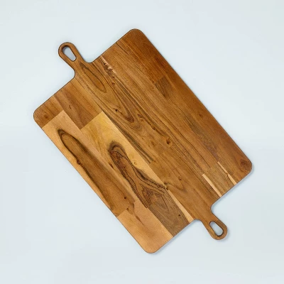 Large Double Handle Wood Serve Board - Hearth & Handâ„¢ With Magnolia - Image 3