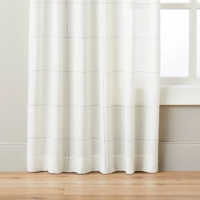 Subtle Grid Lines Curtain Panel - Hearth & Handâ„¢ With Magnolia - Image 4