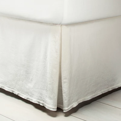 Linen Blend Bedskirt Sour Cream - Hearth & Handâ„¢ With Magnolia