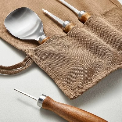 Halloween Pumpkin Carving Kit 5pc - Hearth & Handâ„¢ With Magnolia - Image 2