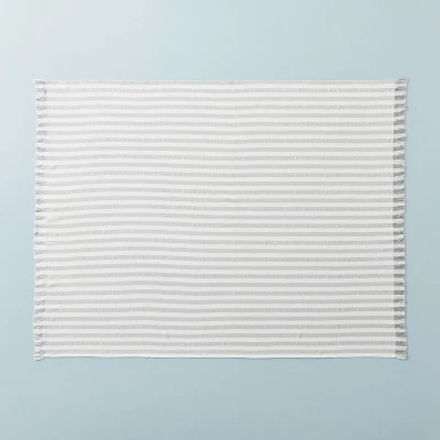 Clipped Stripe Dobby Throw Blanket - Hearth & Handâ„¢ With Magnolia - Image 2