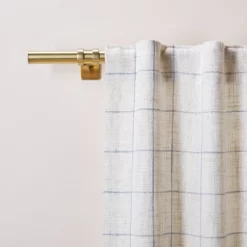 Classic Steel Curtain Rod With Antiqued Brass Finish - Hearth & Handâ„¢ With Magnolia