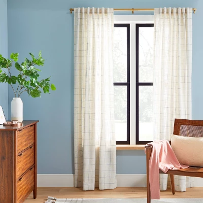 Decorative Screw Curtain Rod Brass Finish - Hearth & Handâ„¢ With Magnolia - Image 2