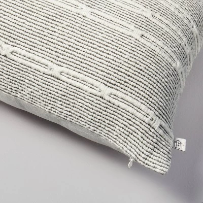Horizontal Chain Stripe Throw Pillow - Hearth & Handâ„¢ With Magnolia - Image 3
