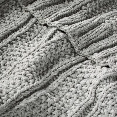 Chunky Textured Knit Throw Blanket - Hearth & Handâ„¢ With Magnolia - Image 3