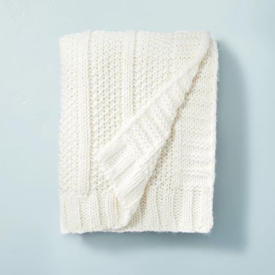 Chunky Textured Knit Throw Blanket - Hearth & Handâ„¢ With Magnolia - Image 5