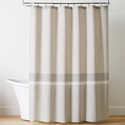 Color Block Striped Woven Shower Curtain - Hearth & Handâ„¢ With Magnolia - Image 4