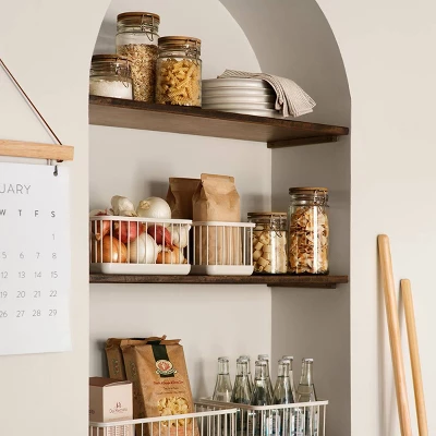 Wire Storage Basket Sour Cream - Hearth & Hand3 With Magnolia - Image 4