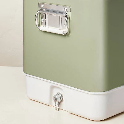 Hard-Sided 80can/54qt Two-Tone Cooler Green/Cream - Hearth & Handâ„¢ With Magnolia - Image 2