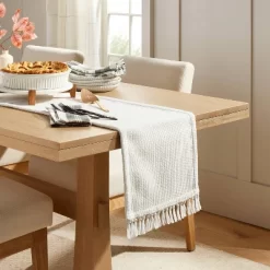 Pebble Textured Woven Table Runner - Hearth & Handâ„¢ With Magnolia