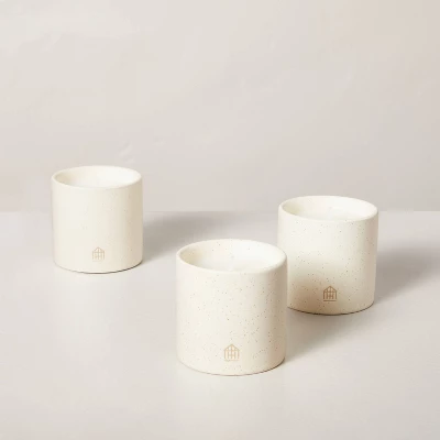 9oz Basil/Lemon/Thyme Speckled Ceramic Kitchen Candle Set - Hearth & Handâ„¢ With Magnolia - Image 2