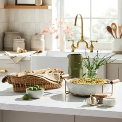 Oblong Woven Bread Basket Natural - Hearth & Handâ„¢ With Magnolia