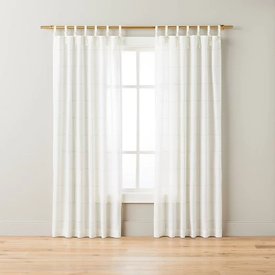 Subtle Grid Lines Curtain Panel - Hearth & Handâ„¢ With Magnolia - Image 3