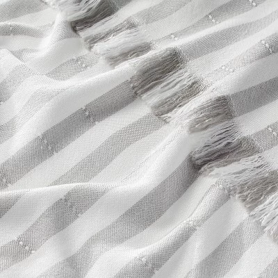 Clipped Stripe Dobby Throw Blanket - Hearth & Handâ„¢ With Magnolia - Image 3