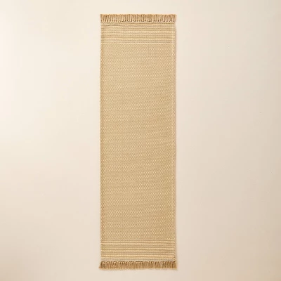 Patterned Border Stripe Area Rug Khaki - Hearth & Handâ„¢ With Magnolia - Image 4