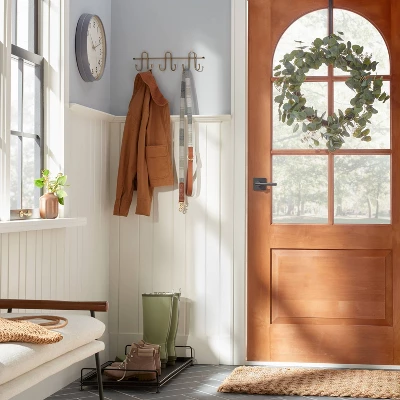 24" Faux Seeded Eucalyptus Wreath - Hearth & Handâ„¢ With Magnolia